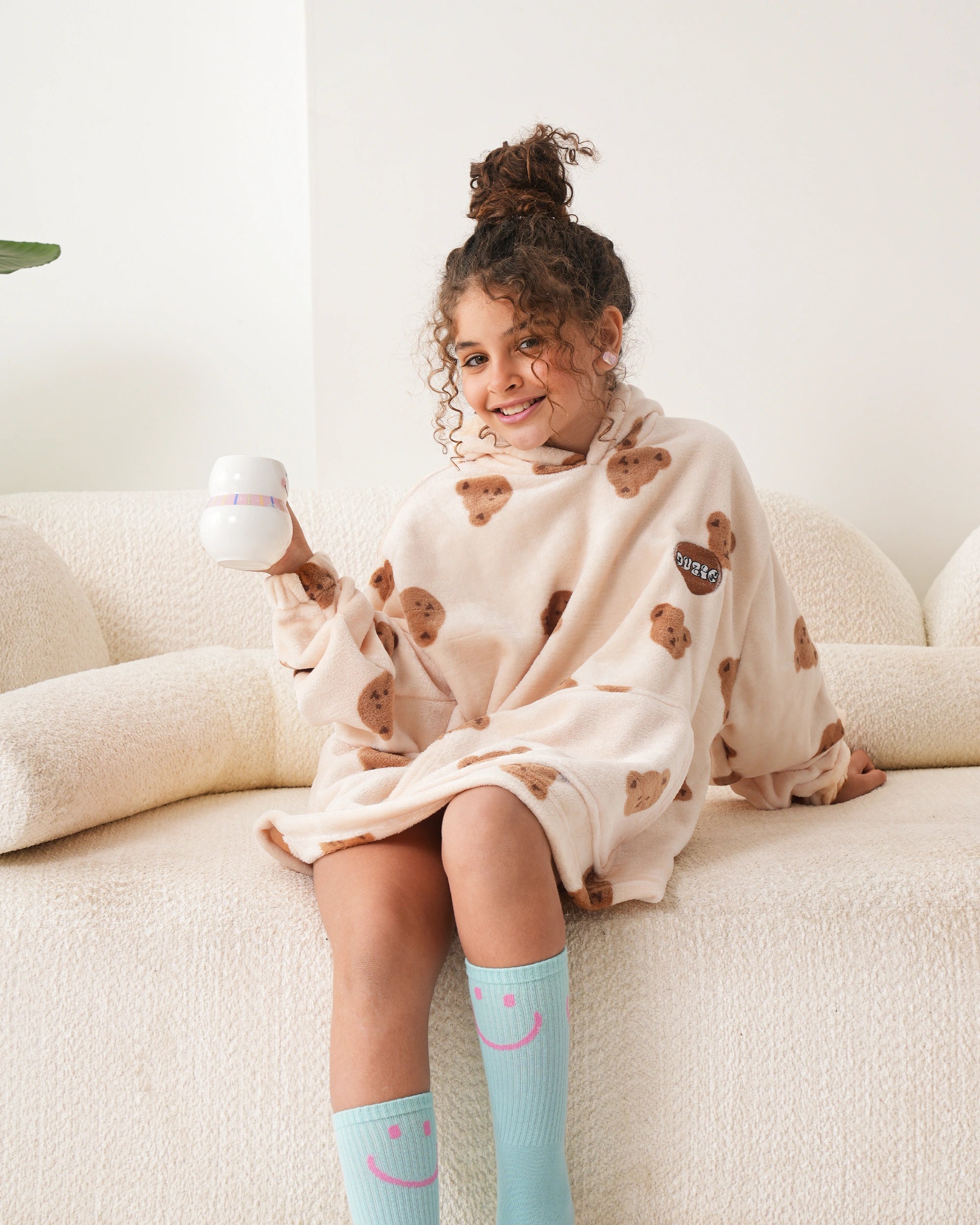 Teddy Bear Blanket Hoodie - Teddy Bear