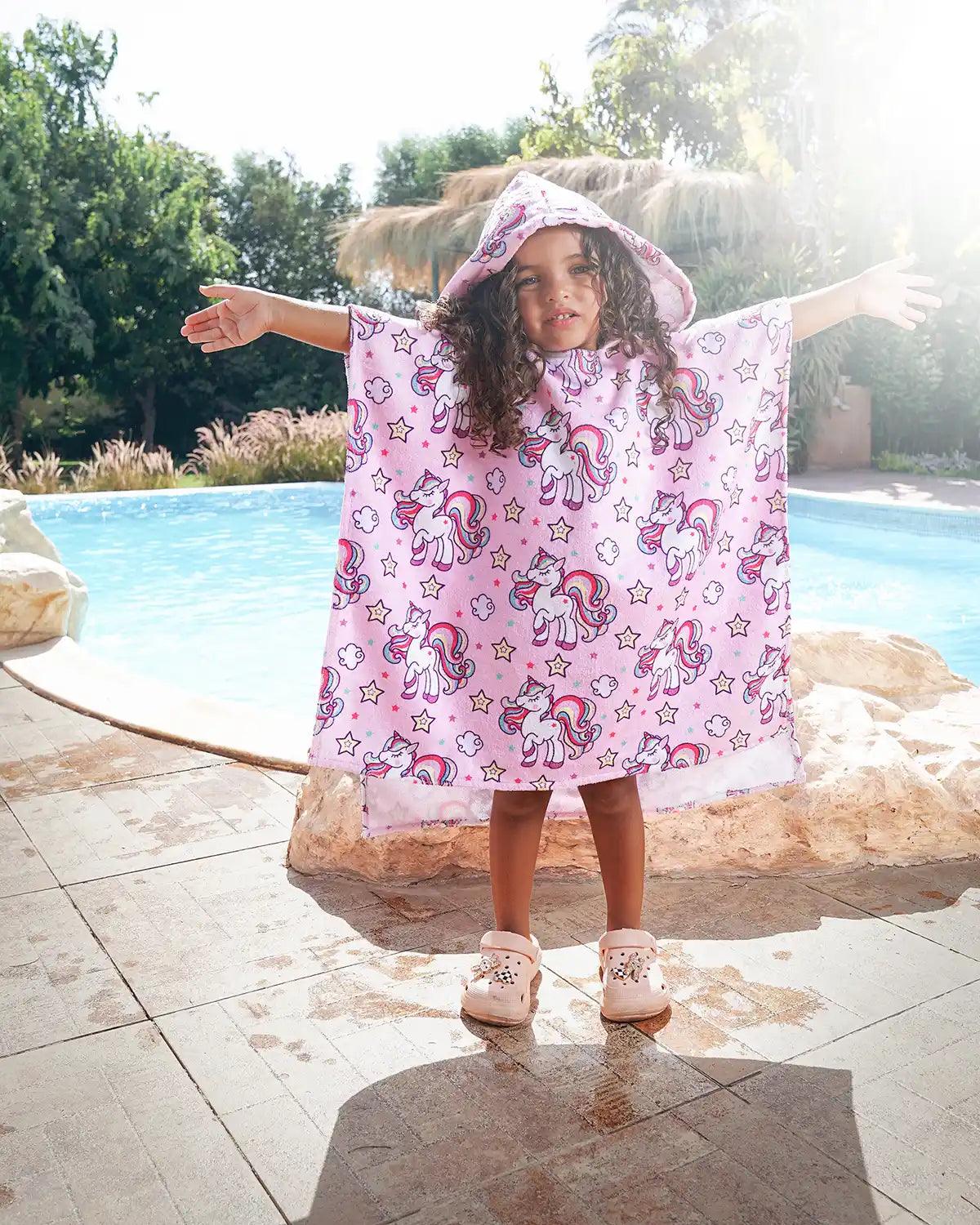 Unicorn Kids Poncho - Unicorn