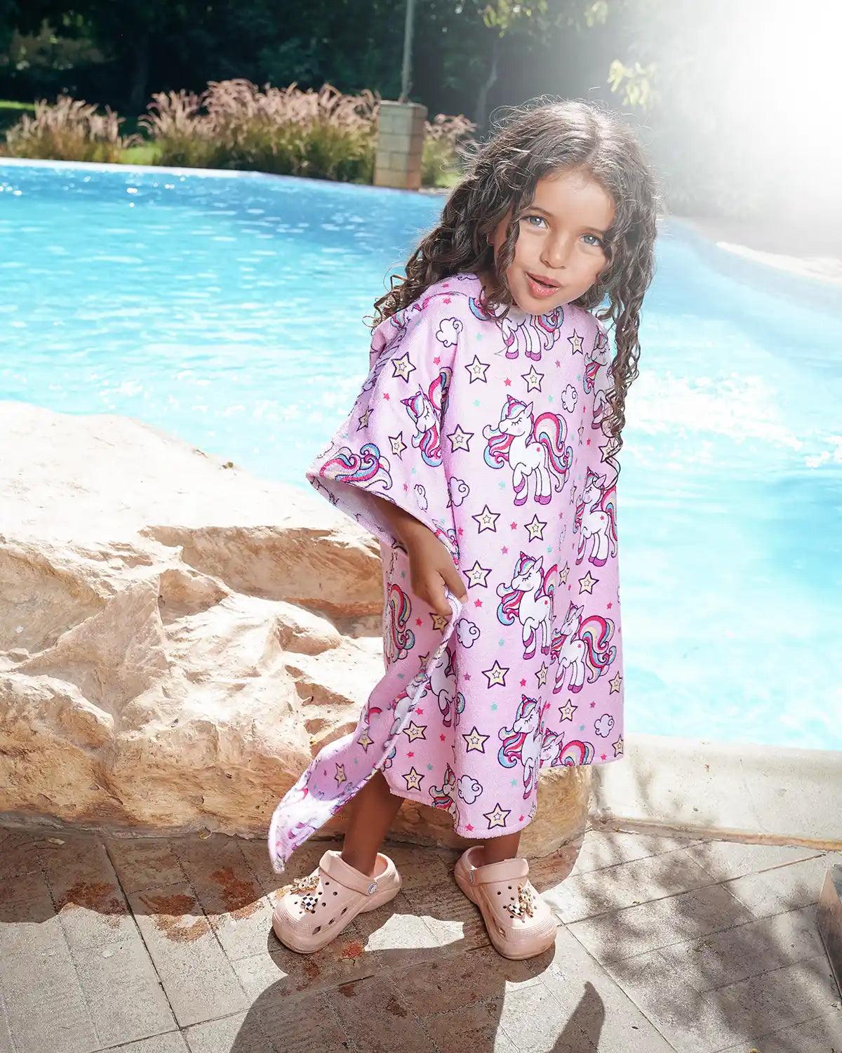 Unicorn Kids Poncho - Unicorn