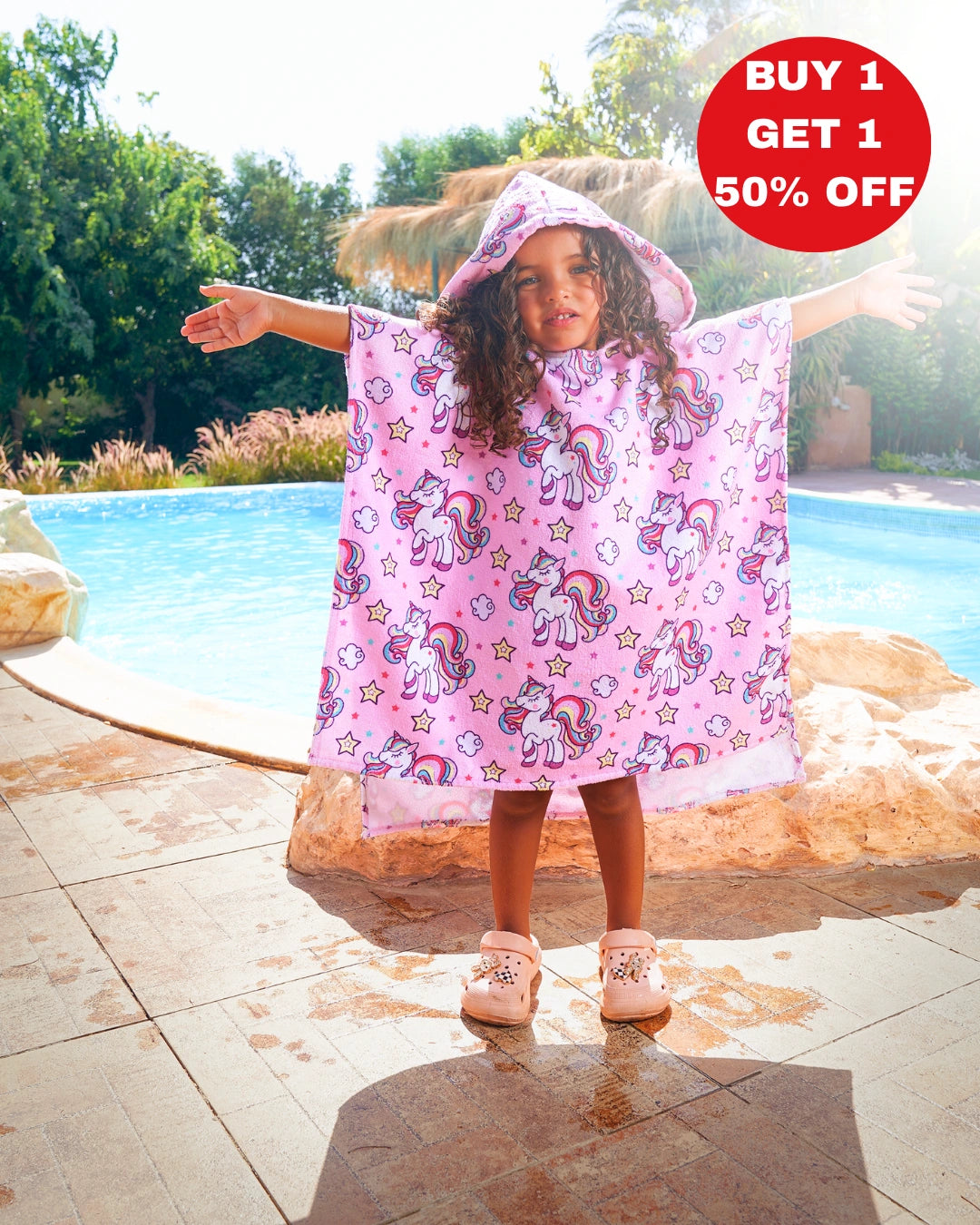 Unicorn Kids Poncho - Unicorn