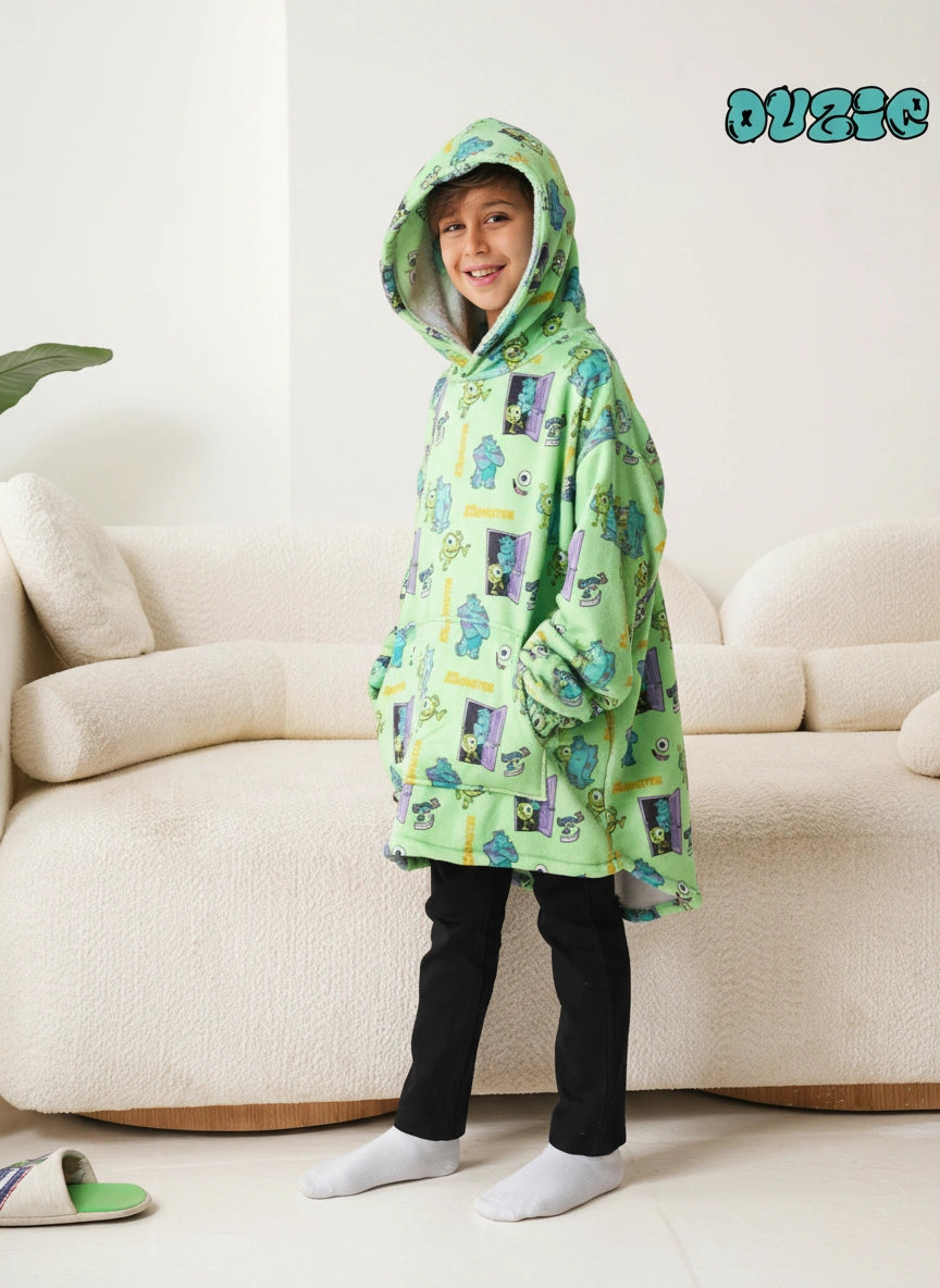 Monsters inc. Blanket Hoodie - Monsters inc.