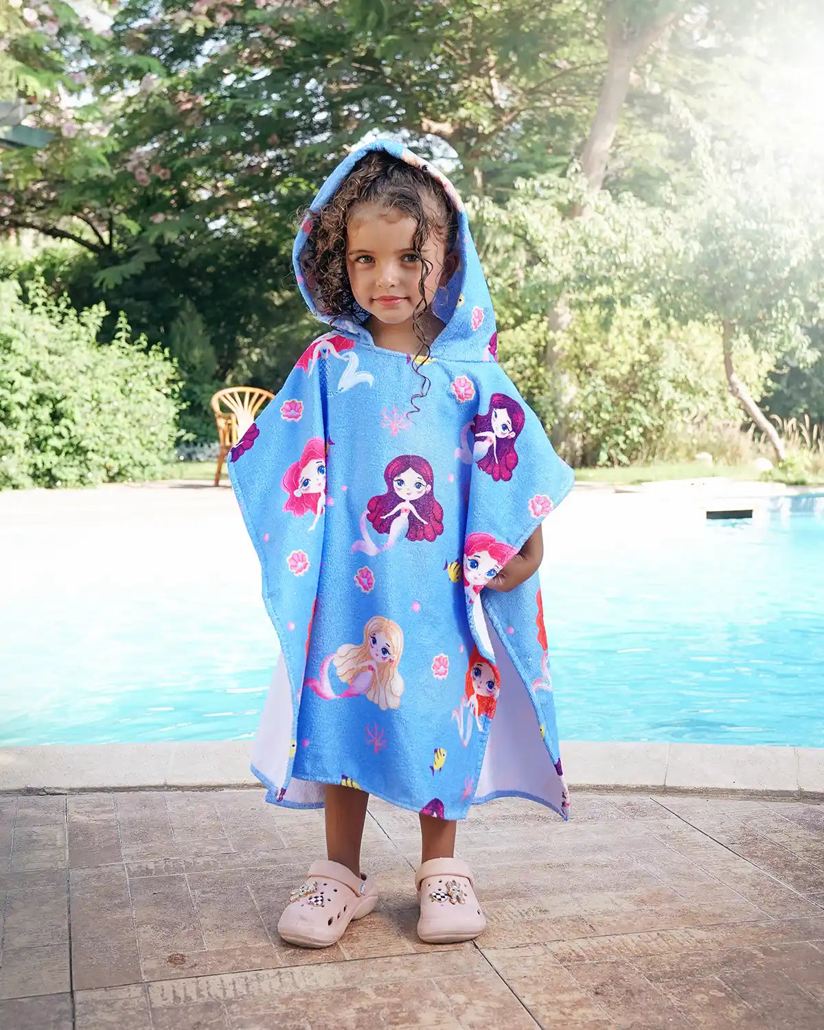 Mermaid Kids Poncho - Mermaid