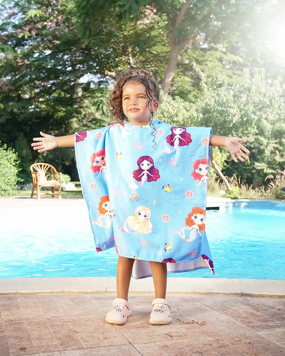 Mermaid Kids Poncho - Mermaid