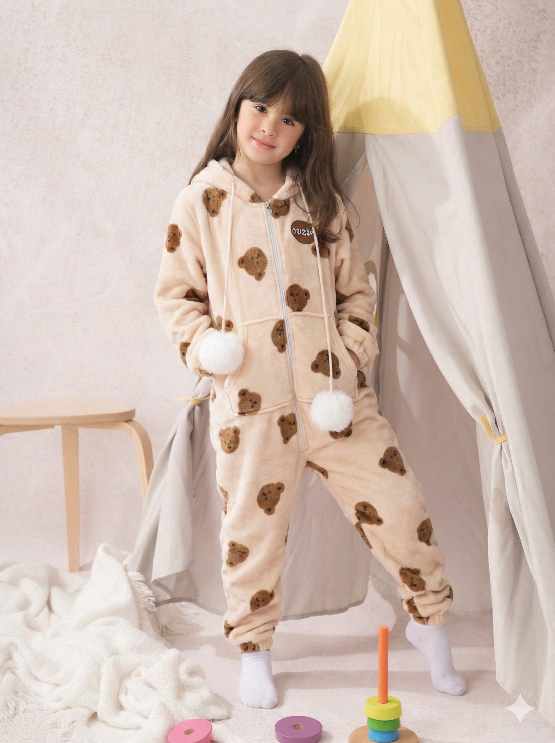 Teddy Bear Kids Onesie - Teddy Bear